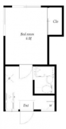 エスコーポの間取り図