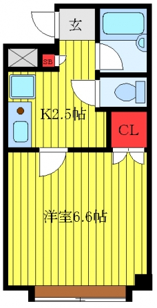 スピカ中山の間取り図