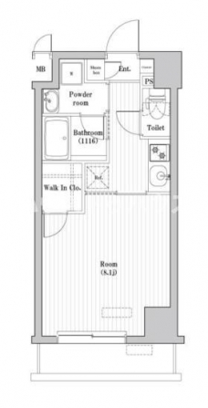 レジデンス北大塚の間取り図