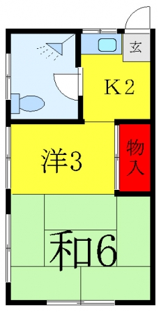 杉本ビルの間取り図