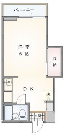 第２西山ハイツの間取り図