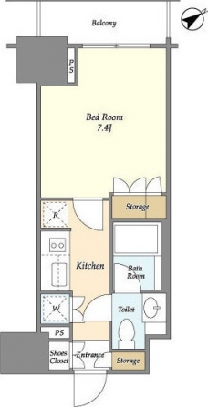 ラティエラ板橋の間取り図