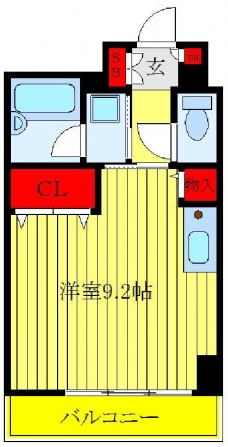 ハイホーム十条ヴェルデ館の間取り図