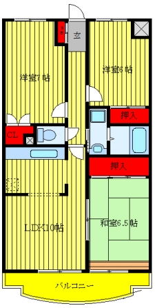 ウィーブ北町の間取り図