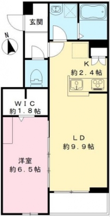 フローレスの間取り図