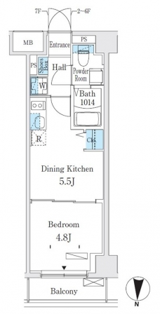 クラリティア板橋本町の間取り図