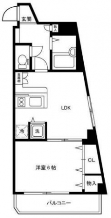 ワコー第2マンションの間取り図