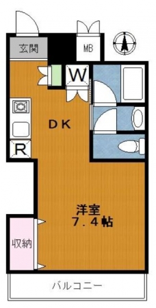 シエルブルーの間取り図