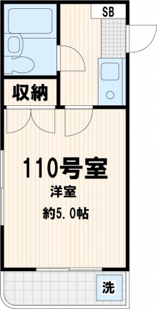 ライブコア川口２７の間取り図