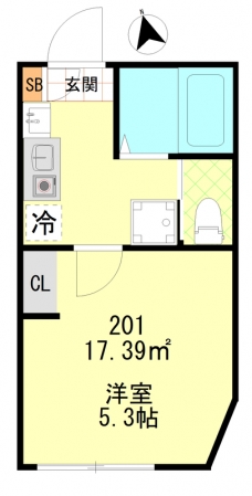 パティシオン中板橋の間取り図