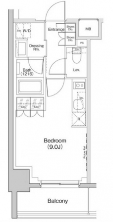 ザ・パークハビオ東長崎の間取り図