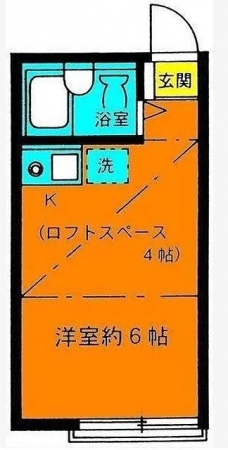 ハイツアルファの間取り図