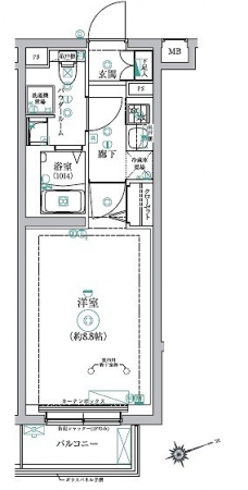 RELUXIA赤羽志茂の間取り図