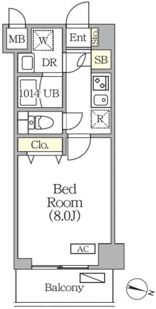 ＯＲＳＵＳ志村坂上 の間取り図