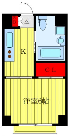 フェリエ西池袋相馬の間取り図