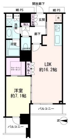 グランドミッドタワーズ大宮フォレストタワーの間取り図