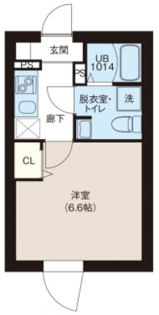 レピュア町屋レジデンスⅡの間取り図