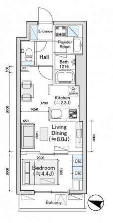 ディオスプラドの間取り図