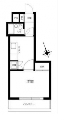 コスモ上池袋の間取り図