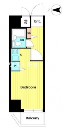 コスモ東池袋の間取り図
