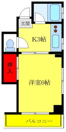 プチシャトーの間取り図