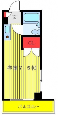 渡辺ハイツの間取り図