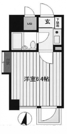 グローリア初穂椎名町の間取り図
