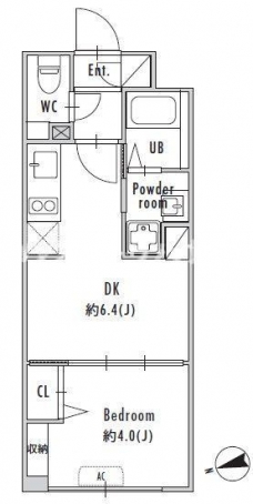 プライマル大塚の間取り図