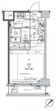 MAXIV西川口SCの間取り図