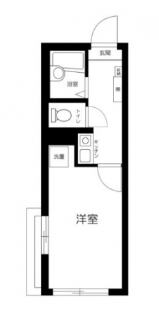 （仮称）足立区扇１丁目新アパート（北西棟）の間取り図