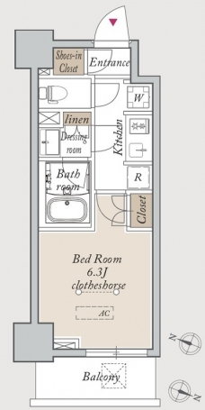 ＨＦ川口駅前レジデンス の間取り図