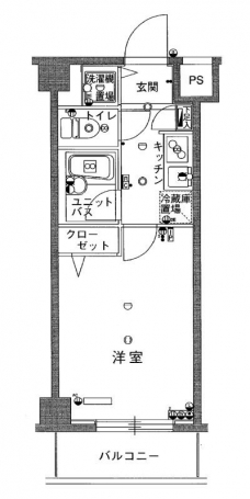 スカイコート板橋第5の間取り図