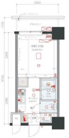 リヴシティ西川口の間取り図