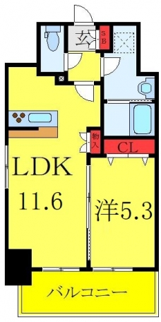 RIDGE王子神谷の間取り図