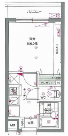 セジョリ上板橋の間取り図