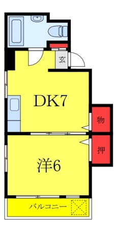 上板橋IMAハイツⅡの間取り図