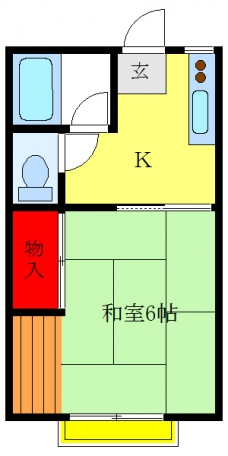 フジハイツ１８号館の間取り図