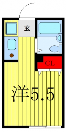 サンステップAの間取り図