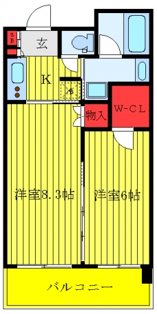 日神パレステージ板橋の間取り図