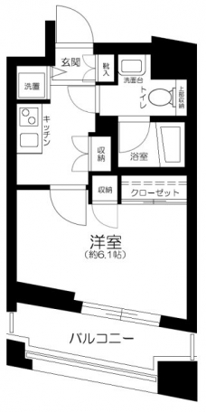 メインステージ大山の間取り図