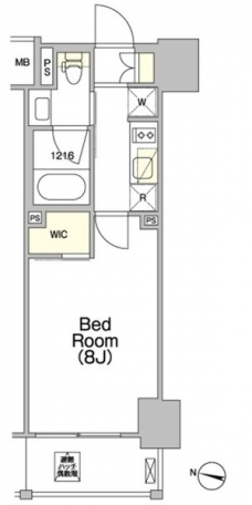 ジオエント赤羽の間取り図