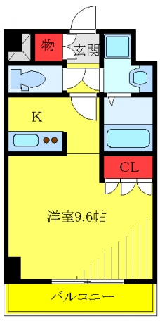 Beaute大山の間取り図