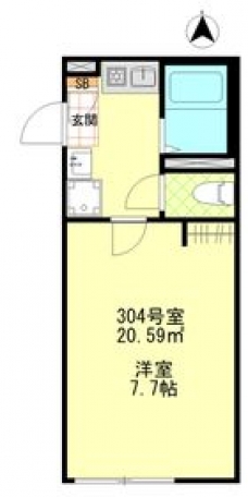 ルミナス千住大橋の間取り図