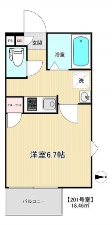 グランクオール北赤羽の間取り図