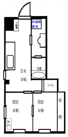 山田ビルの間取り図