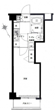 AZEST志村坂上Ⅱの間取り図
