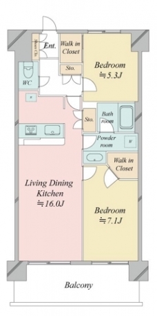 レジディア南千住の間取り図