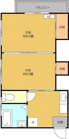 メゾン川口朝日Ⅰの間取り図