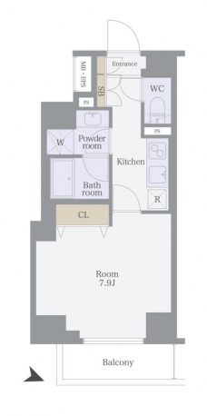 ティモーネ プレミアム東十条の間取り図