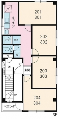 TCRE文京白山の間取り図